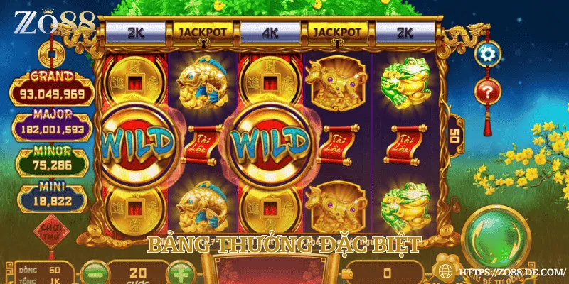 Tổng hợp bảng thưởng đặc biệt khi quay hũ thành công