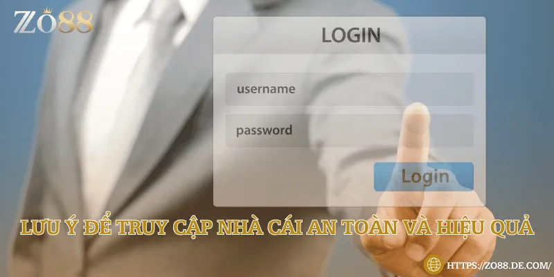 Đăng nhập Zo88 khám phá thế giới giải trí đẳng cấp 2025 Lưu ý để truy cập nhà cái an toàn và hiệu quả