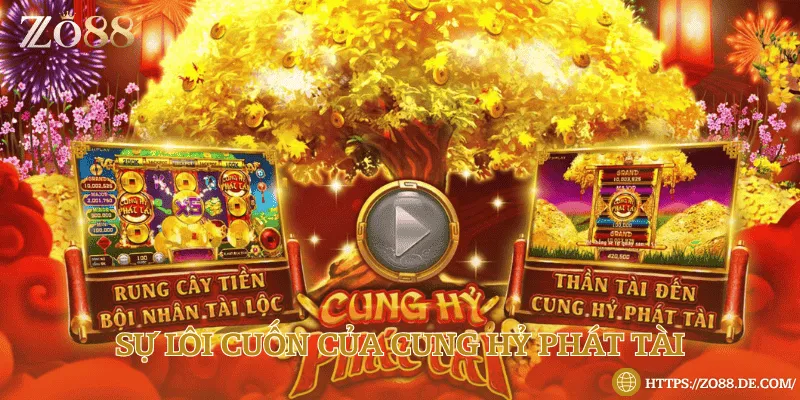 Cung hỷ phát tài là game nổ hũ gồm có 5 cột 3 hàng dòng thưởng